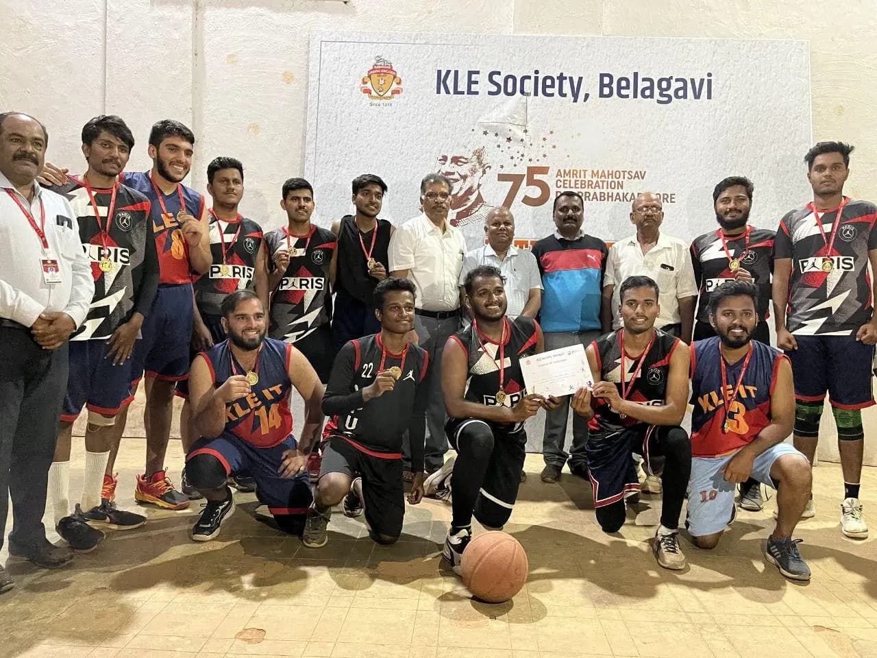 Amrit Mahotsav Celebration of Hon'ble Chairman Dr. Prabhakar Kore Hubballi Dharwad Cluster Inter KLE Sports Events